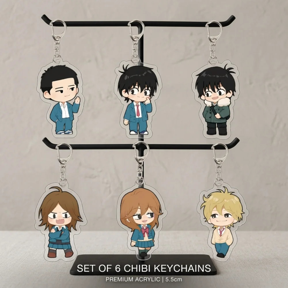 Kimi Ni Todoke Anime Acrylic Keychain Cute Sawako Kuronuma Shota Kazehaya Chibi Keyring Bag Pendant Itabag Decoration Fans Gift