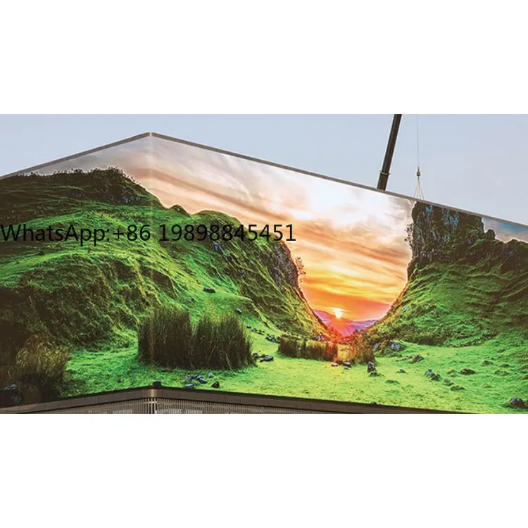 

High Quality High Brightness Full Color LED Advertising Display for Outdoor Store Front Use Waterproof Elevator Animation