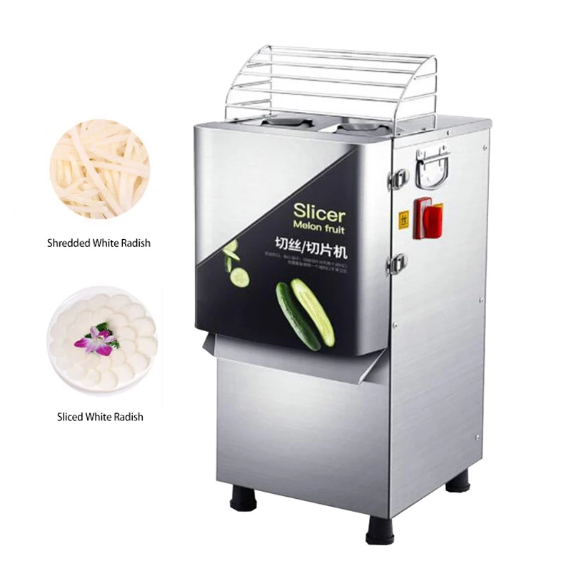 

Vegetable Slicer Shredding Machine Potato Radish Cucumber Taro Slicing Machine Commercial Vegetable Cutting Machine 1500W