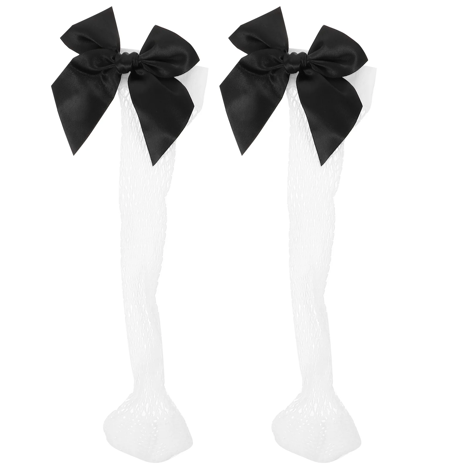

1 Pair Baby Girls Socks Toddler High Ankle Bow Mesh Lightweight Breathable Summer Cute Short Socks Bow Design