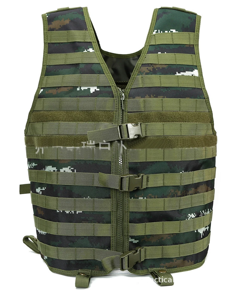 New Men's Molle Tactical Vest Hunting Gear Load Carrier Vest Sport Safety Vest Hunting Fishing with Hydration System