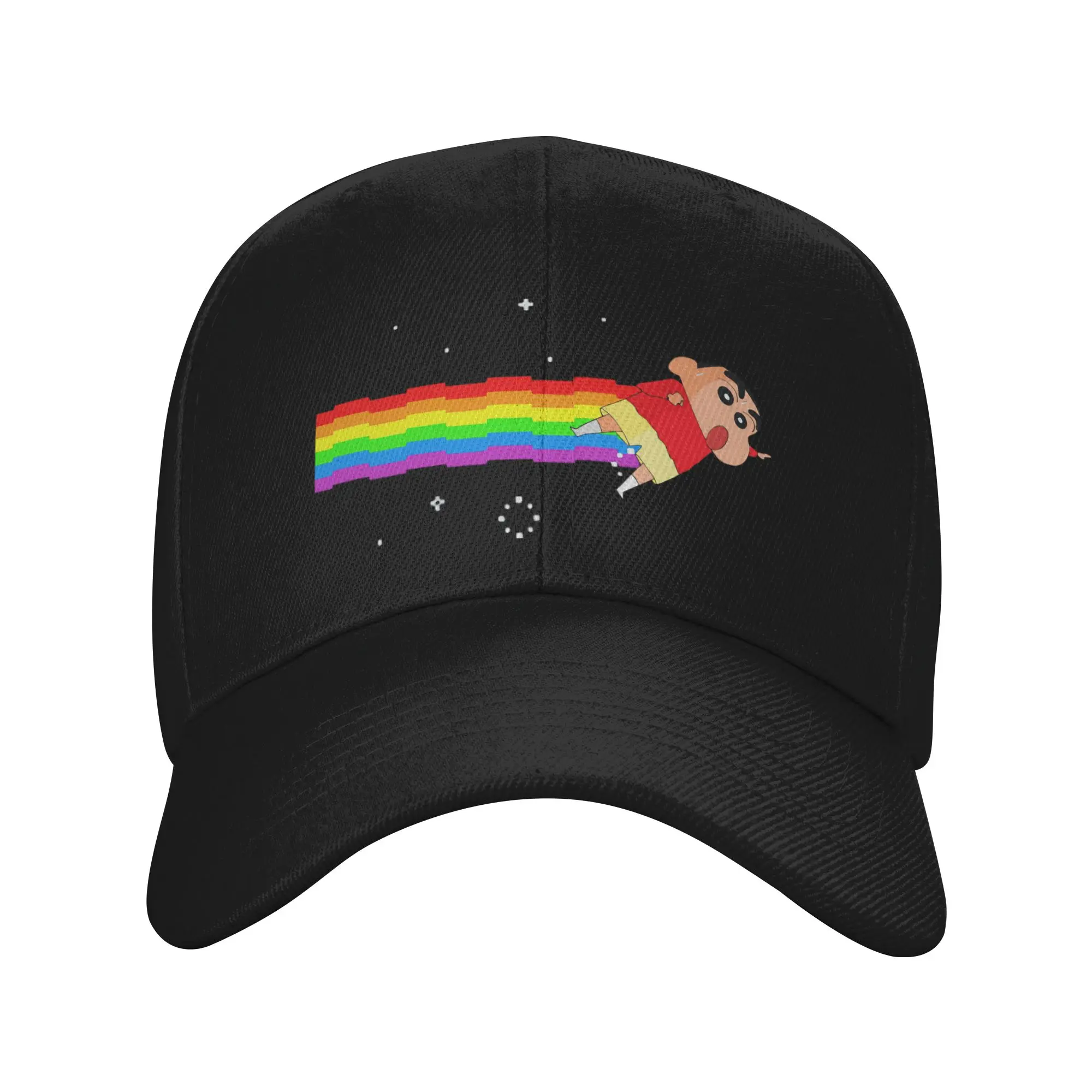 Crayon Shin-chan Nyan Cat Baseball Caps Unisex Sport Trucker Worker Cap  Hats Adjustable Snapback Caps Golf Hats