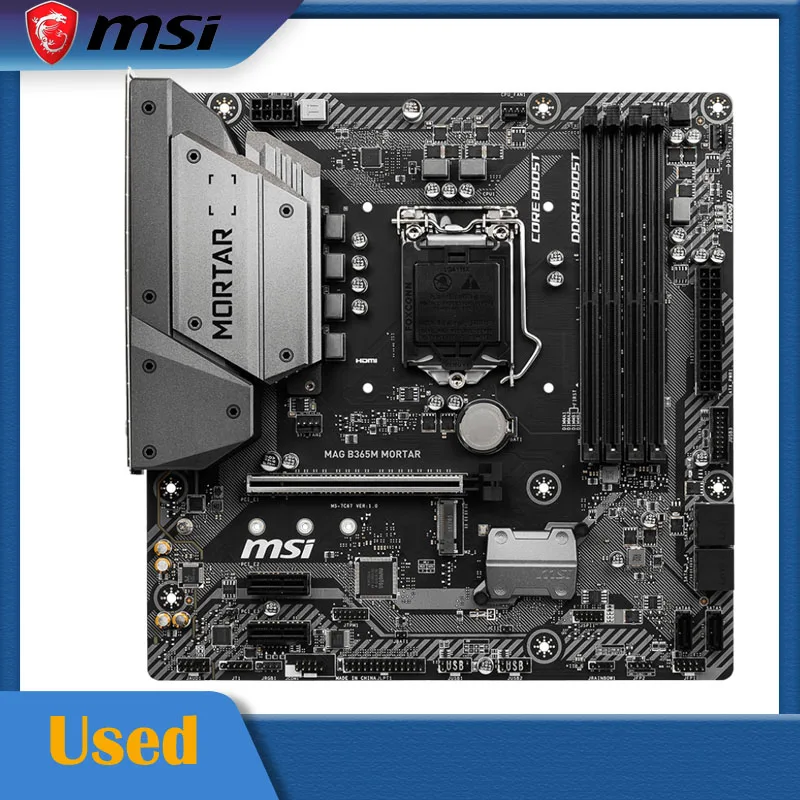 

MSI MAG B365M MORTAR LGA 1151, материнская плата Intel B365 Micro ATX