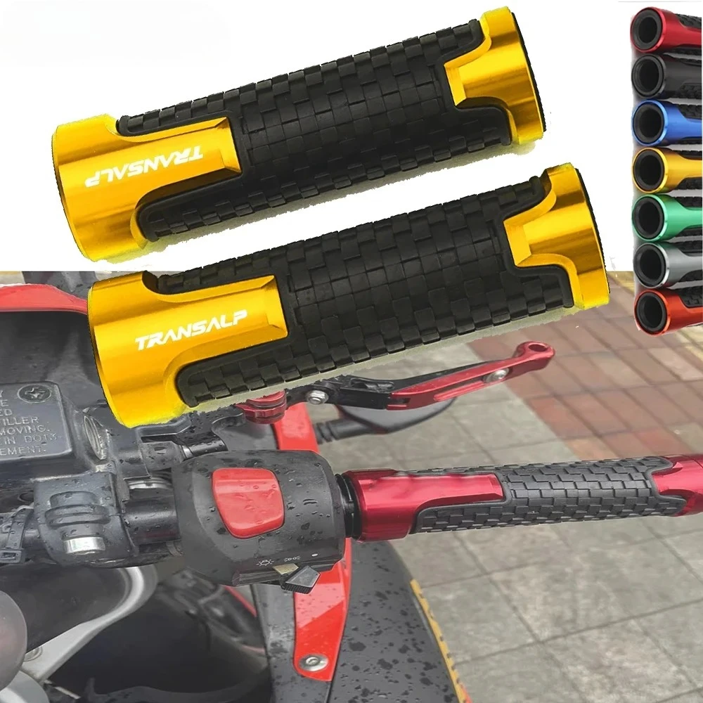 

7/8'' 22MM CNC Handlebar Grips For Honda TRANSALP XL 600 650 700 V XL700V XL650V Handle Bar Covers Motorcycle Accessories