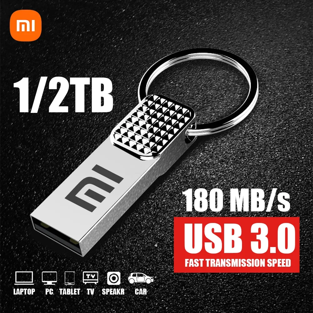 Xiaomi 2TB Super Metal Usb Flash Drive 1TB Pen Drive High Speed Memory Stick 256GB 512GB U Disk 128GB Memoria Usb 3.0 Pendrive