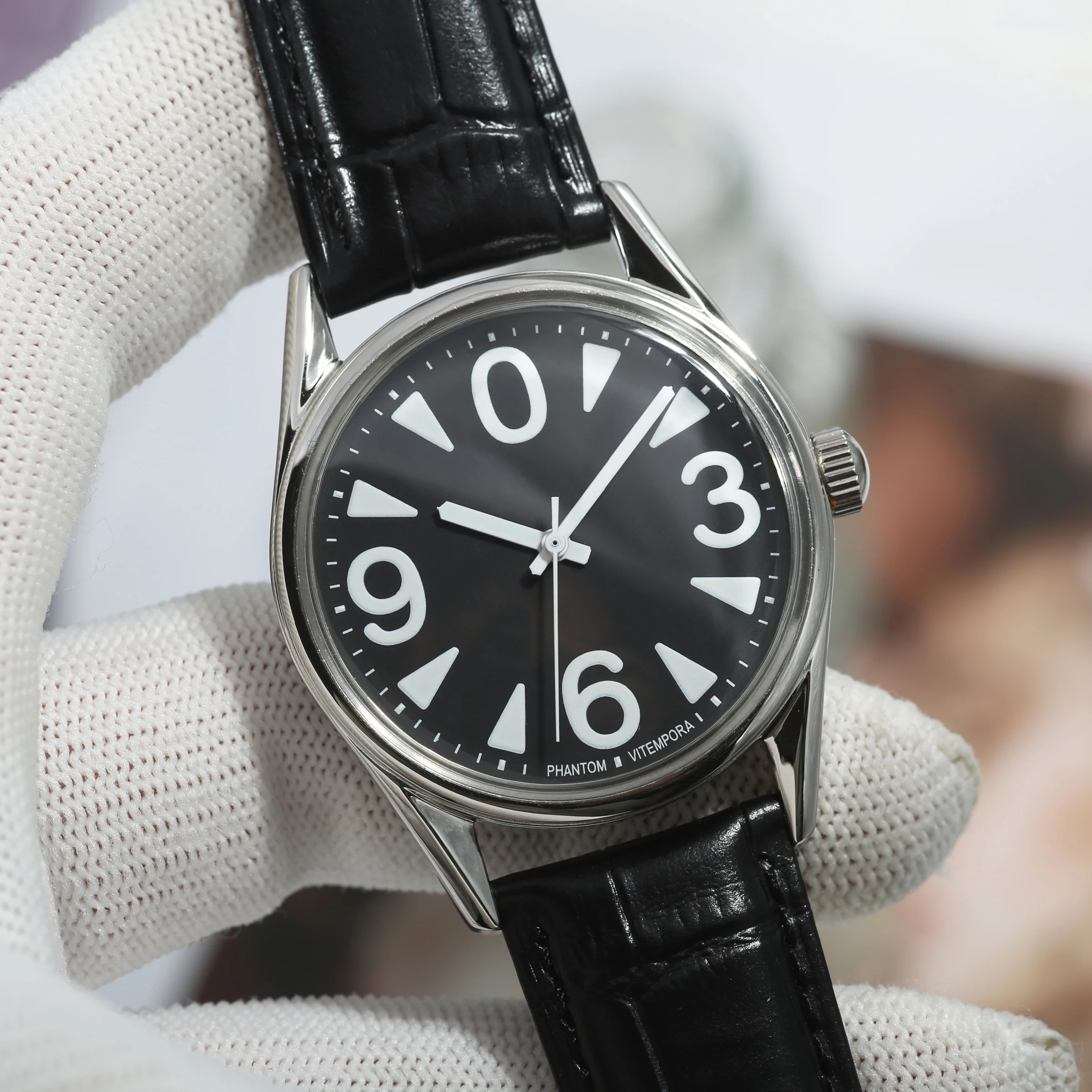 

Механические часы с ручным заводом 38 мм, модель 7120, мужские, водонепроницаемые, китайские, оптом