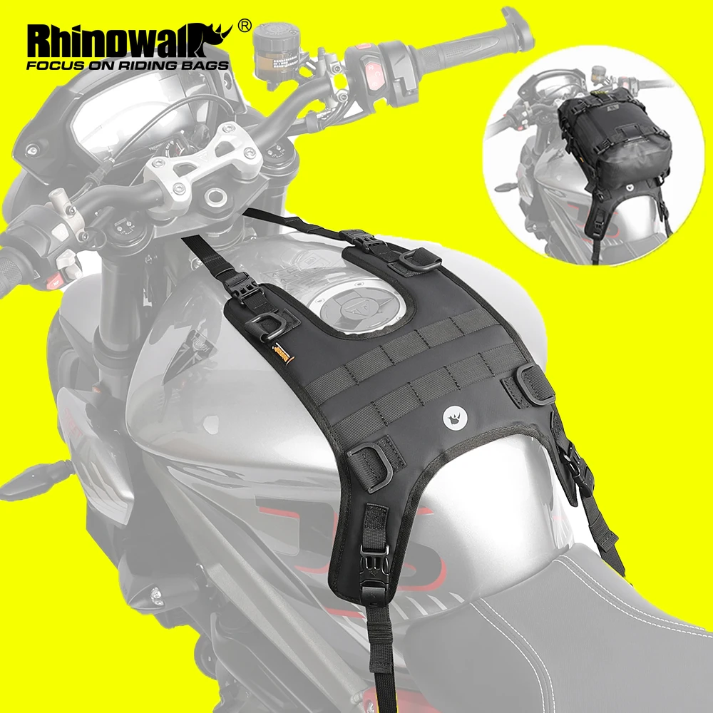 Rhinowalk Motorcycle Tank Bag Base Portable Motorcross Front Bag Mount Install Pad Fits Unversal Motorbike Bag Ponch Accessory