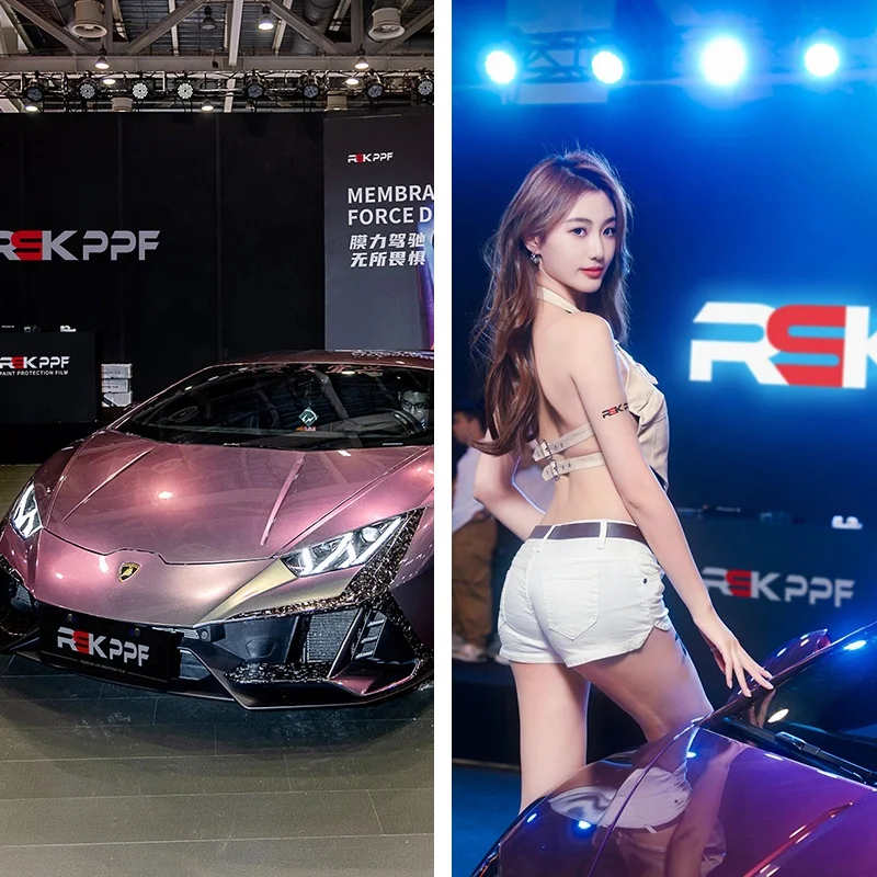 인기 있는 컬러풀 블랙 레드 에어 버블 프리 1.52*18m PET 컬러 체인지 카 랩핑 필름 자동차 랩 비닐 필름