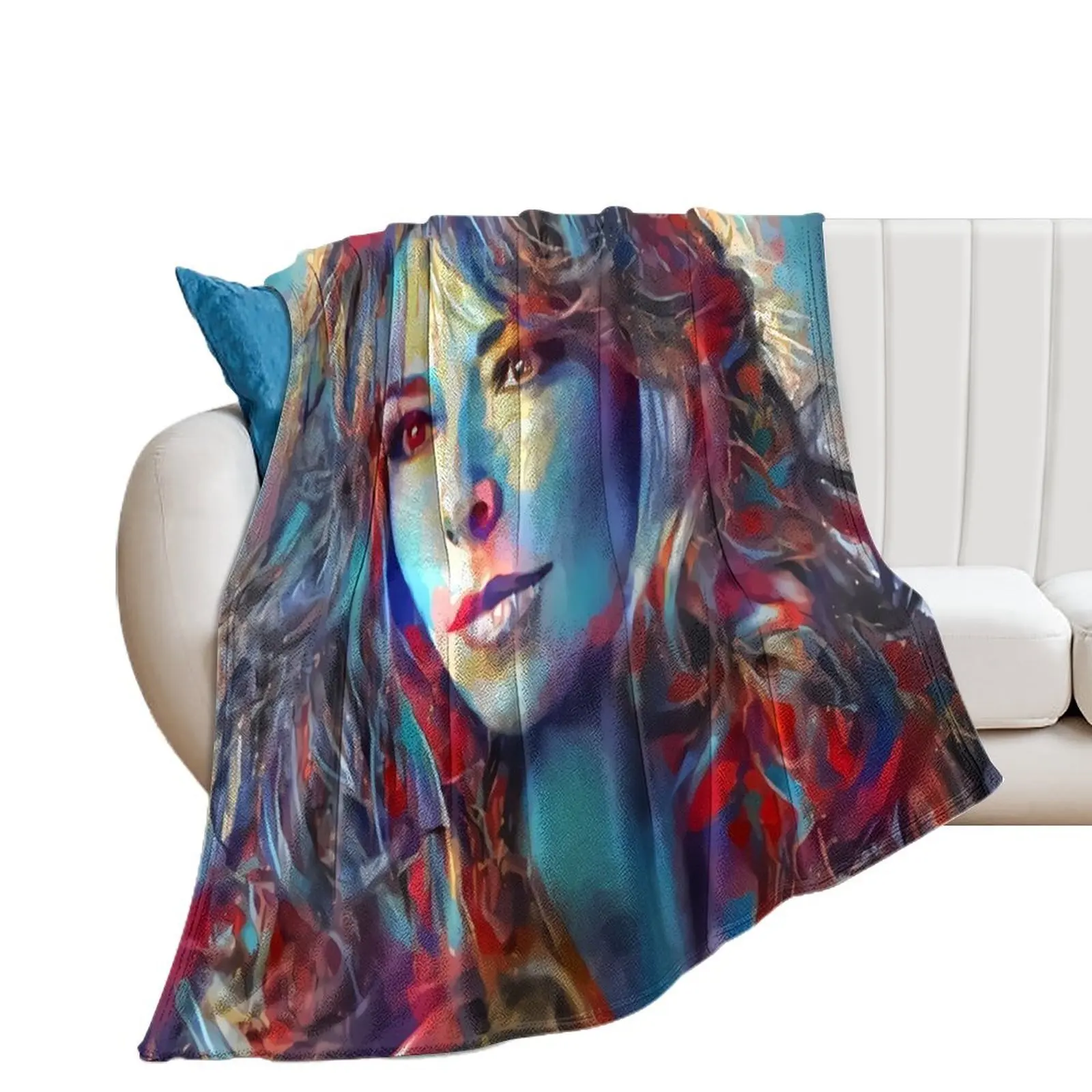 Mylène FARMER - Artist Throw Blanket Summer Beddings Baby cosplay anime Blankets