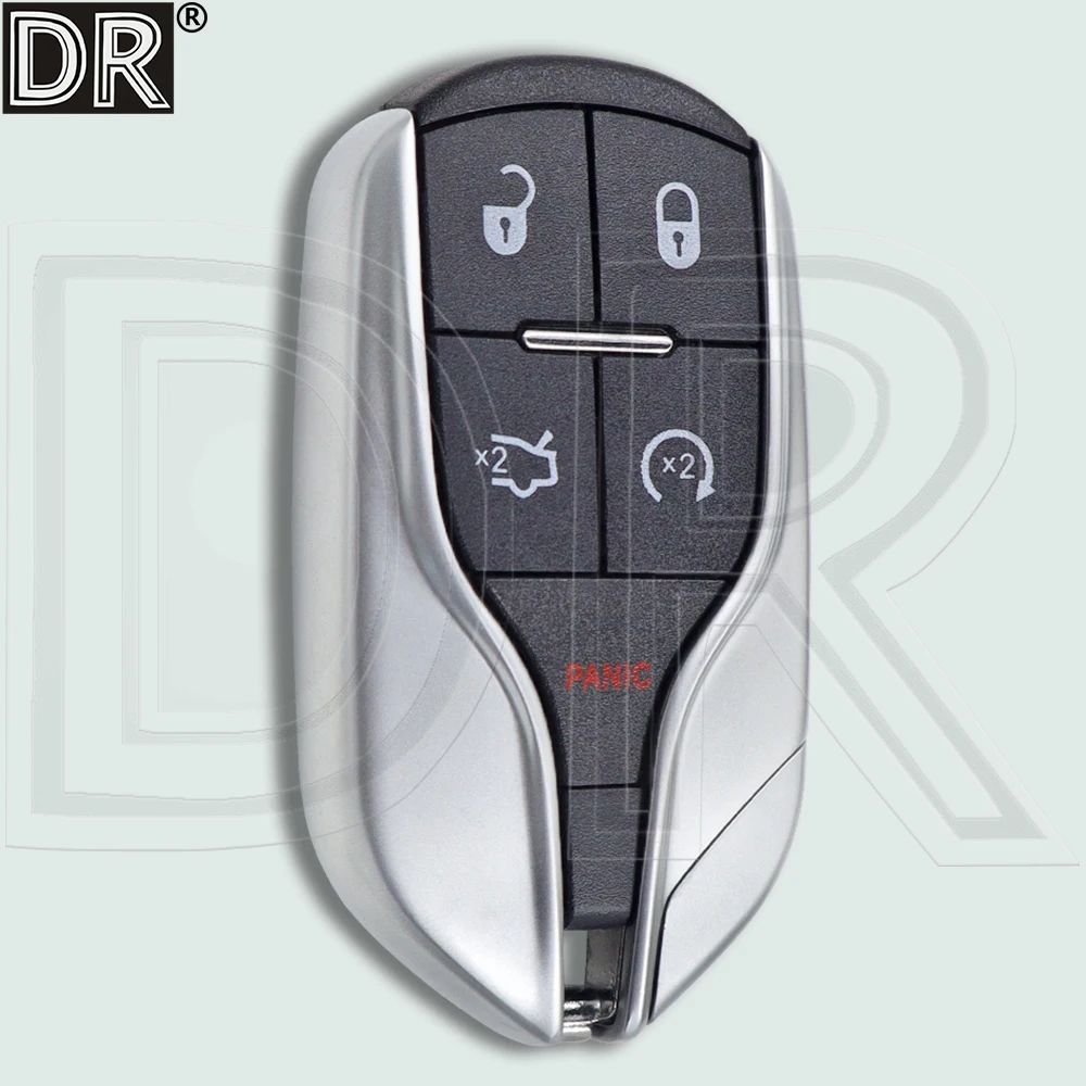 

DR 5-кнопочный сменный чехол для дистанционного ключа автомобиля для Maserati, также подходит для Jeep Dodge Chrysler RAM SRT SRT Hellcat