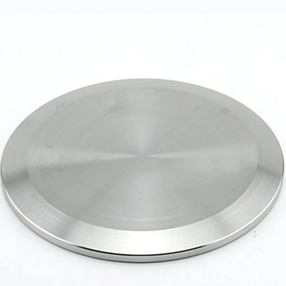Iso63/80/160/200/250 Vakuum-End kappe Blind platte Rohling Sanitär rohr verschraubung sus304 Edelstahl – Detail 1