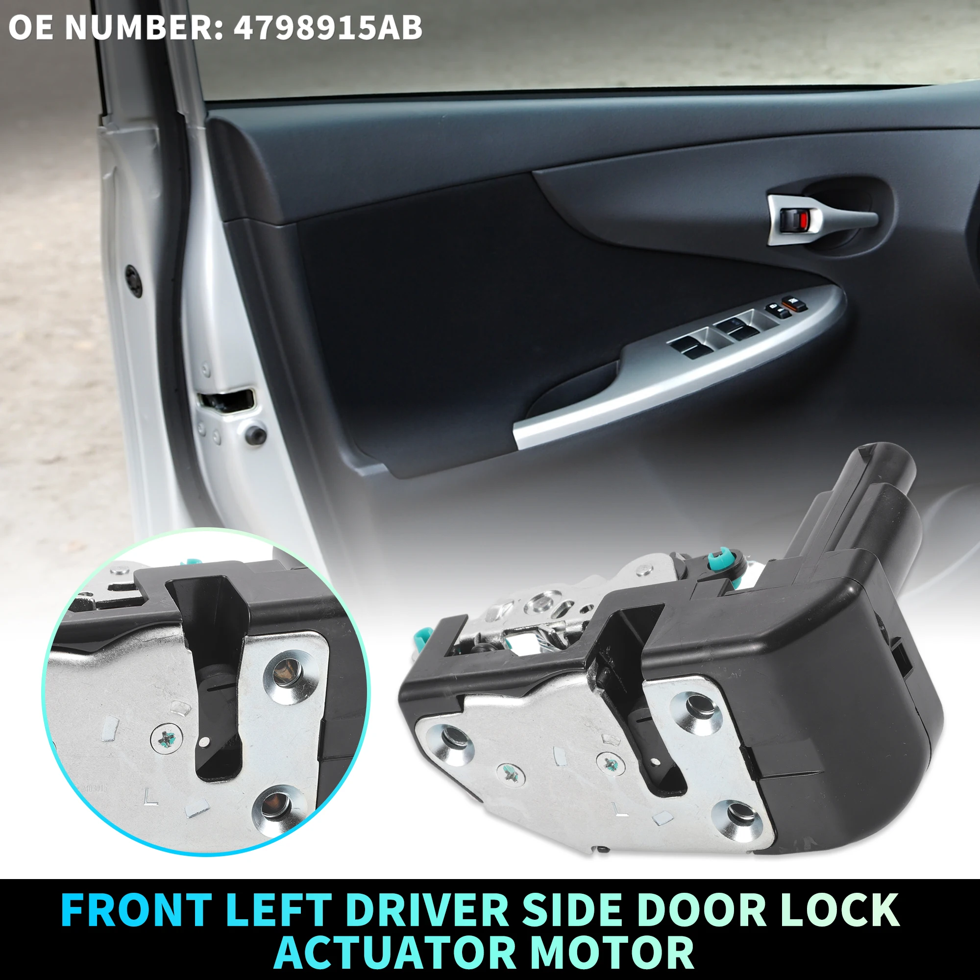 

Мотор привода замка передней левой двери Uxcell для Jeep Grand Cherokee No 4798915Ab