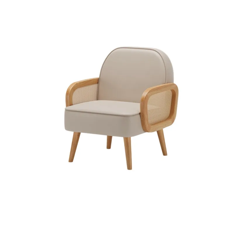 

Milk tea shop table and chair combination simple leisure solid wood cafe double sitting area sofa