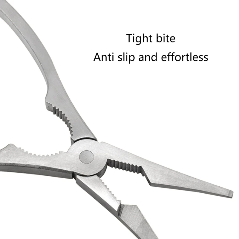 ipiip 1PC strumento per frutti mare in acciaio inossidabile pinze per stripping Crabb cucina Crabb Shrimp Peer