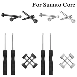 For Suunto Core Strap Essential Watch Band Strap Link Adapters Connector set + Screw Screwdriver Tool watch Repair Accessory