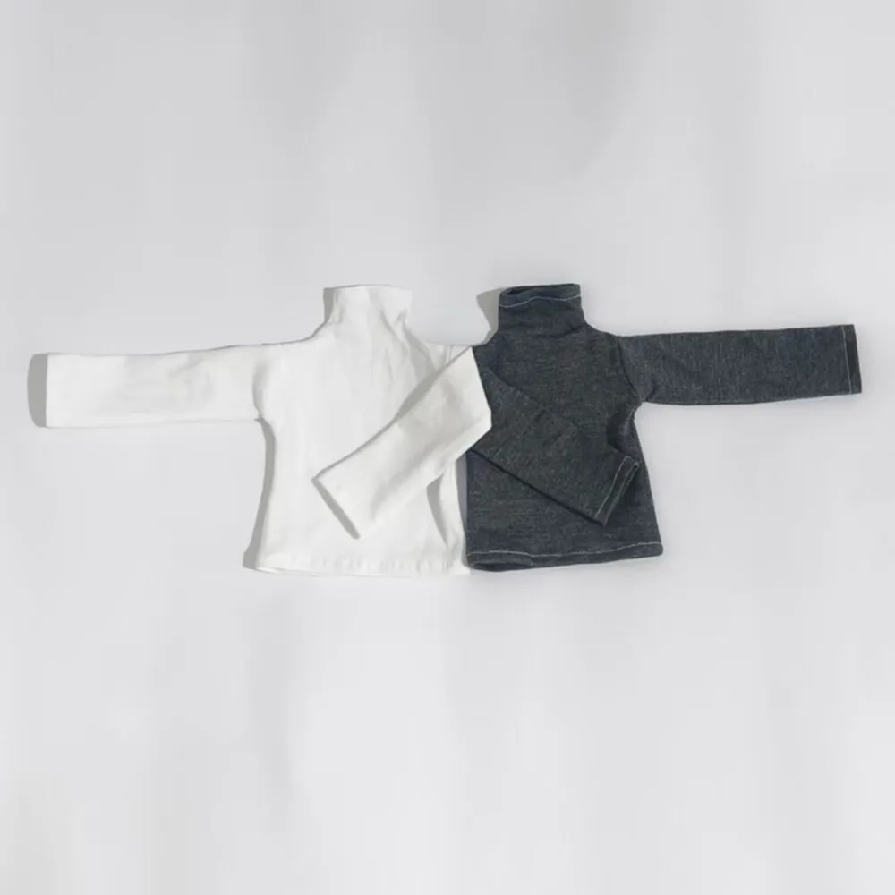 Ropa para muñeca Bjd de 30/45/60cm, manga larga, cuello alto, capa Base, juguetes de vestir, accesorios para muñecas, 1/6, 1/4 y 1/3