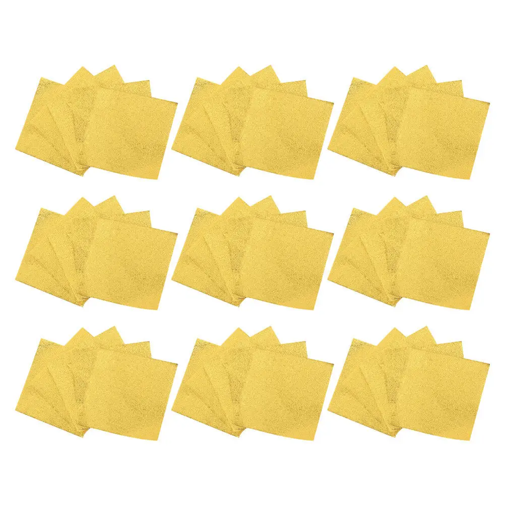 600Pcs Elegant Gold Foil Chocolate Candy Wrappers Food Safe Aluminum Sheets for Homemade Sweets Party Treats Freshness Retention view 6
