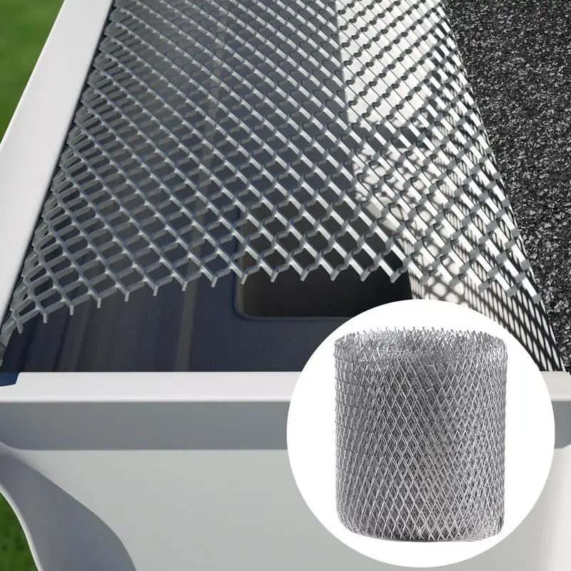 

Gutter Guard Filters Expand Aluminum Filter Strainer Stops Blockage Leaf Drains Debris Drain Net Cover Gardening Tools