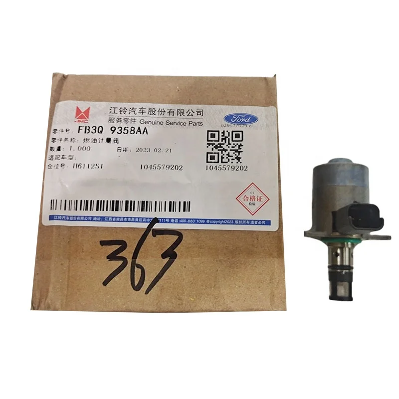 original Ford Everest ranger 2.2 fuel pressure metering valve for puma p4at  bt50 2.2 ford fuel vapour valve FB3Q9358AA