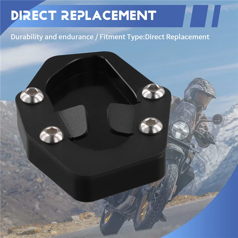 

Trending Motorcycle Accessories Enlarge Kickstand Extension Plate Pad Pedals For HIMALAYAN 450 Himlayan 450 2024 2025