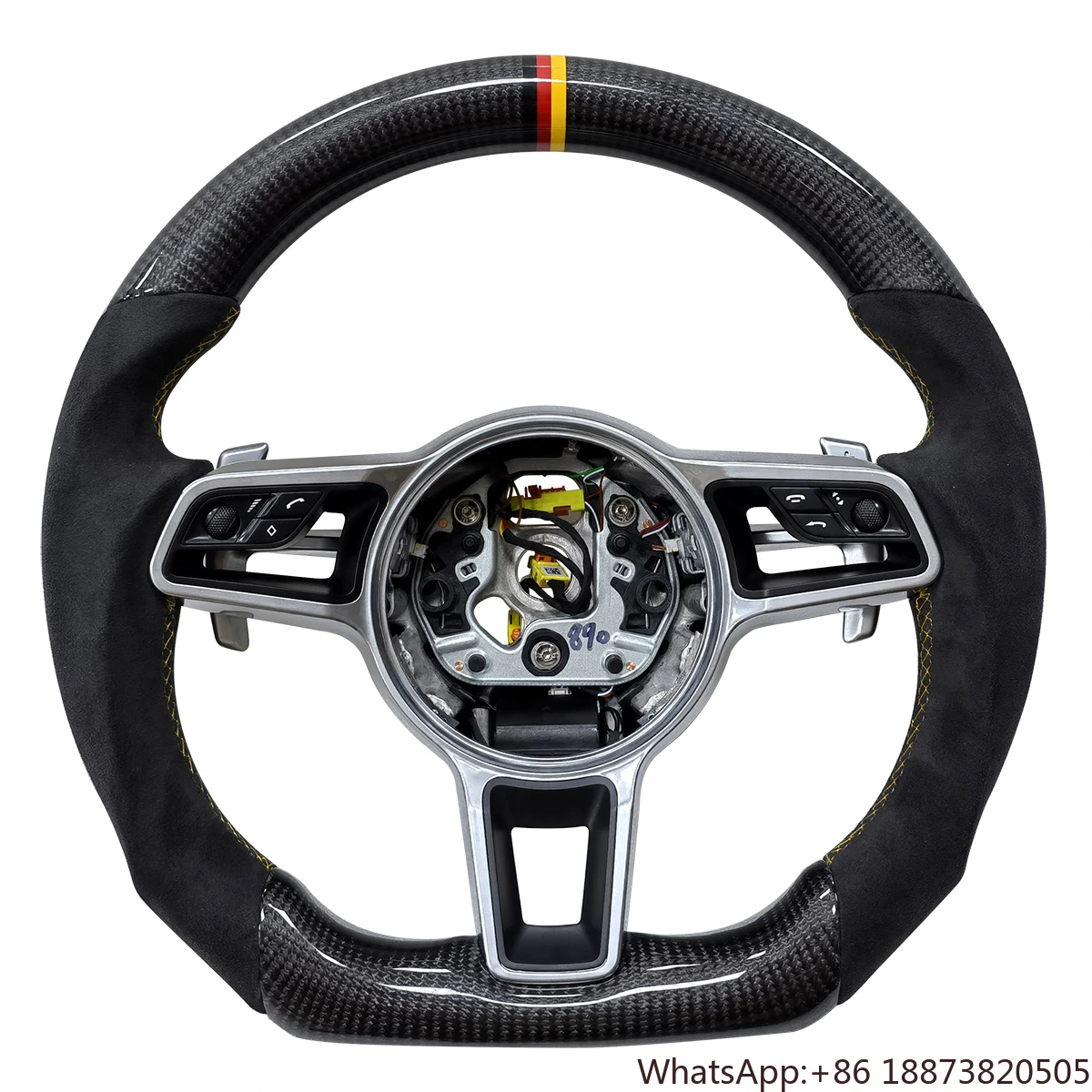 Alcantara-Lederlenkrad Porsche Alle Modelle 911 718 Cayman Boxster Cayenne Panamera Macan Taycan