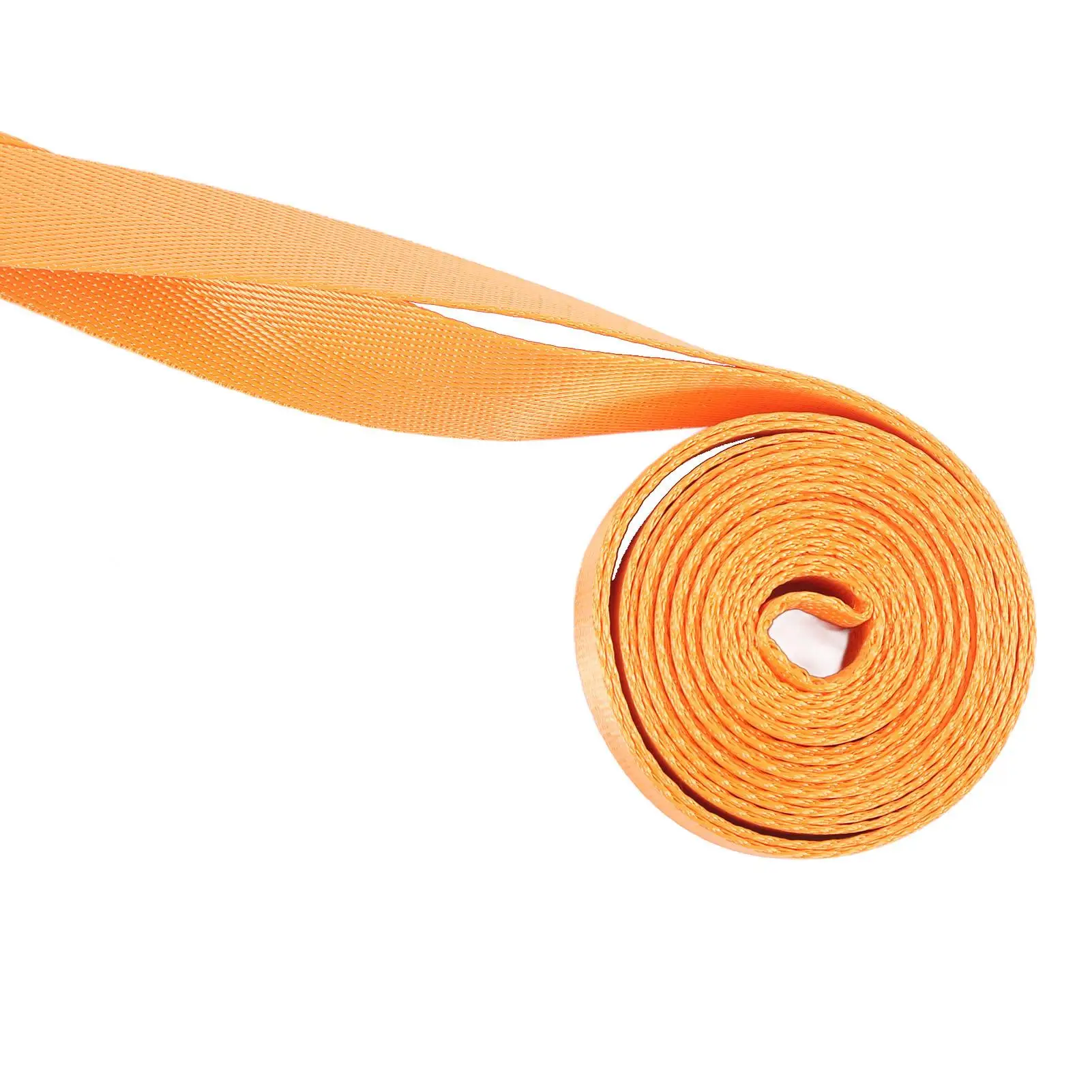 Skiharnas van 210 cm met verdikte gesp - oranje tractie voor kinderskitraining, klittenbandontwerp