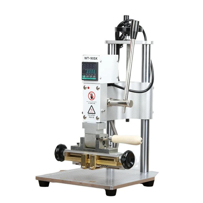 Small manual bronzing machine hot press
