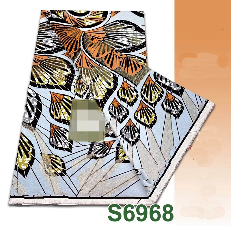 

2026 100% Cotton Nigerian Print Ankara Fabric For Sewing 6 yards ﻿ Grand Super Original African Wax Fabric High Quality