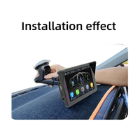 7 Inch Car Touch Screen with Button Wireless CarPlay Android Auto Car Portable Radio Bluetooth MP5 Multimedia