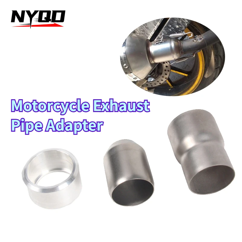 Motorcycle Exhaust Pipe Adapter 60mm To 51mm Universal Pipe Welding Header Muffler Tube Motorcycle Exhaust Adapter Reducer