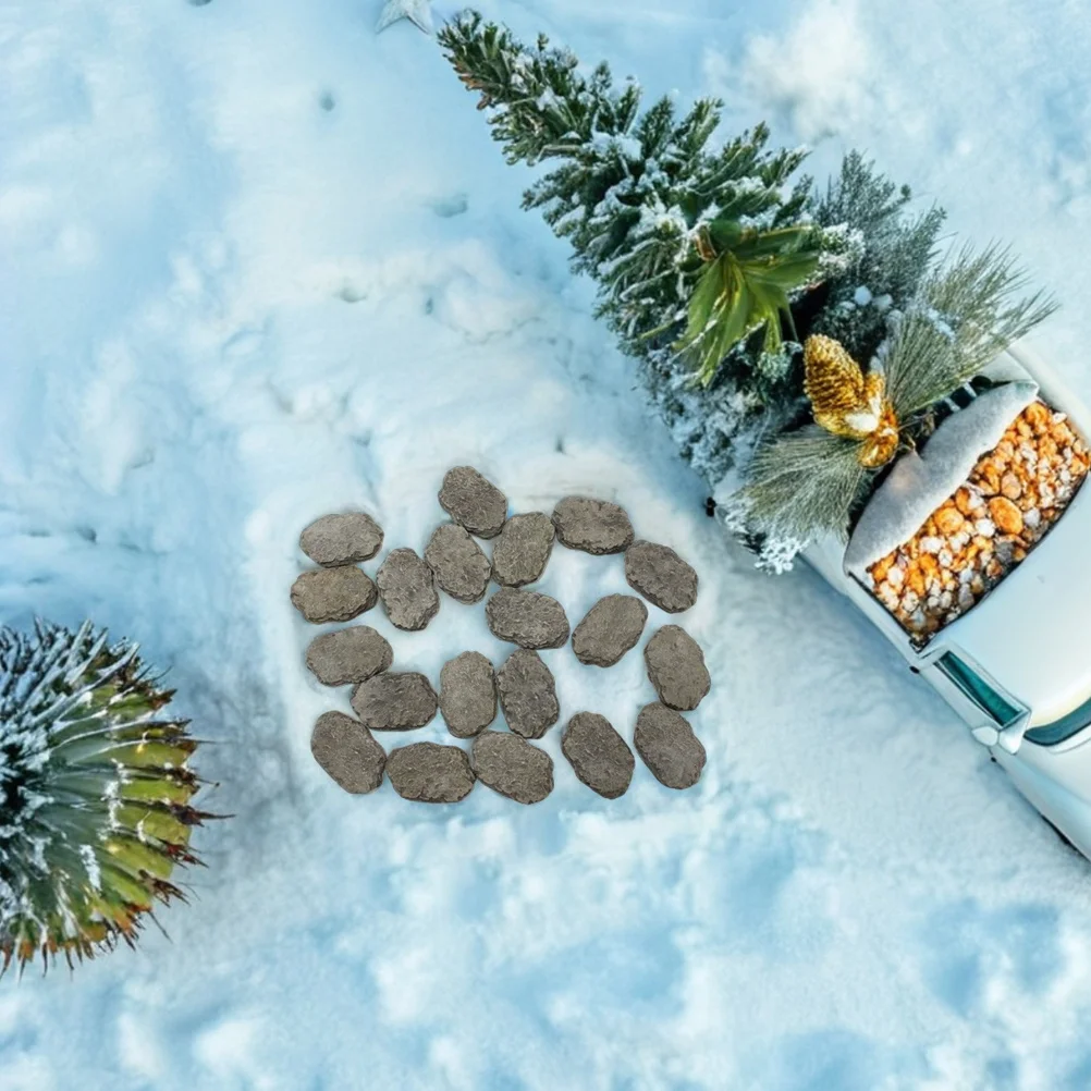 

20Pcs Mini Resin Stepping Stones Micro Landscape Garden Decoration DIY Bonsai Fairy Rock Accessories Miniature Garden Ornaments