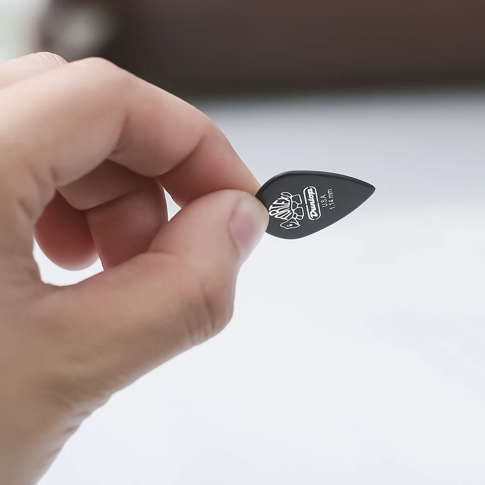 Dunlop Guitar Picks Tortex Pitch Black Jazz III 0.5-1.5mm Speed Plectrum Mediator 482 Electric Acoustic Accessories