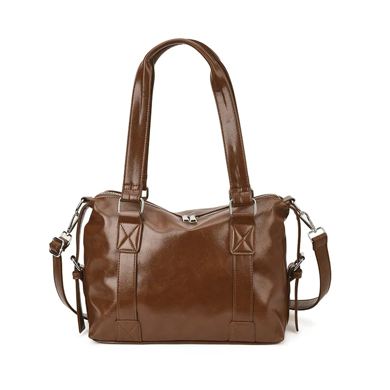 

Luxury 2025 Women's Sports Tote Bag, Vintage Inspired Quilted Purse, Multi-Functional Casual Shopper for Weekend & Fitness​