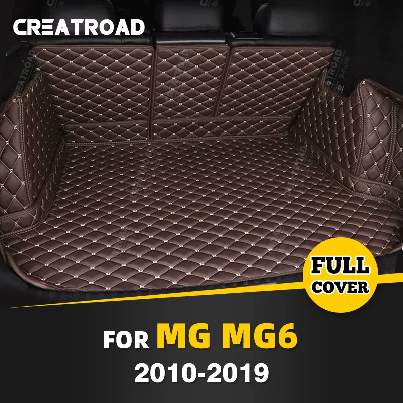 

Auto Full Coverage Trunk Mat For MG6 2010-2019 18 17 16 15 14 13 12 11 Car Boot Cover Pad Cargo Interior Protector Accessories