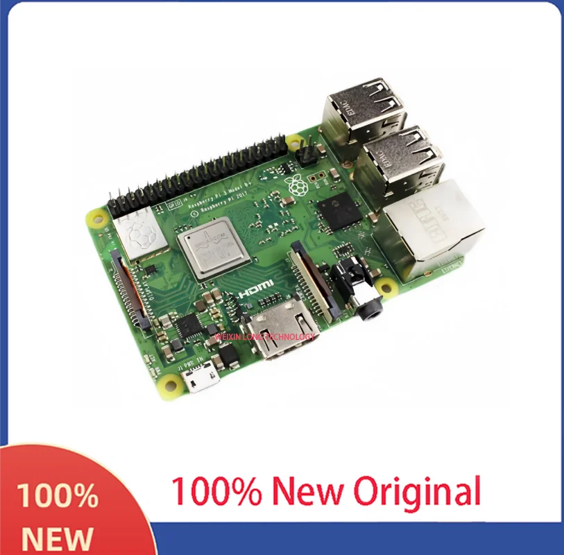 Raspberry Pi 3B+ Model 3 can run Windows 10 Linux development board and Python programming.