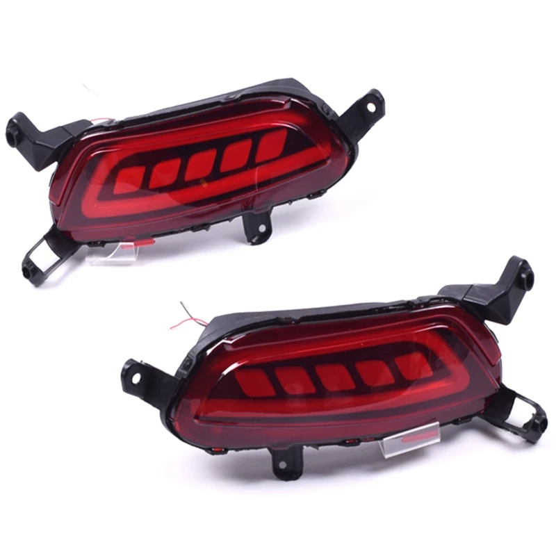 1 Pair For Mazda CX-3 CX3 2015-2019 LED Rear Bumper Light Reflector Fog Lamp Brake Light Turning Signal Light