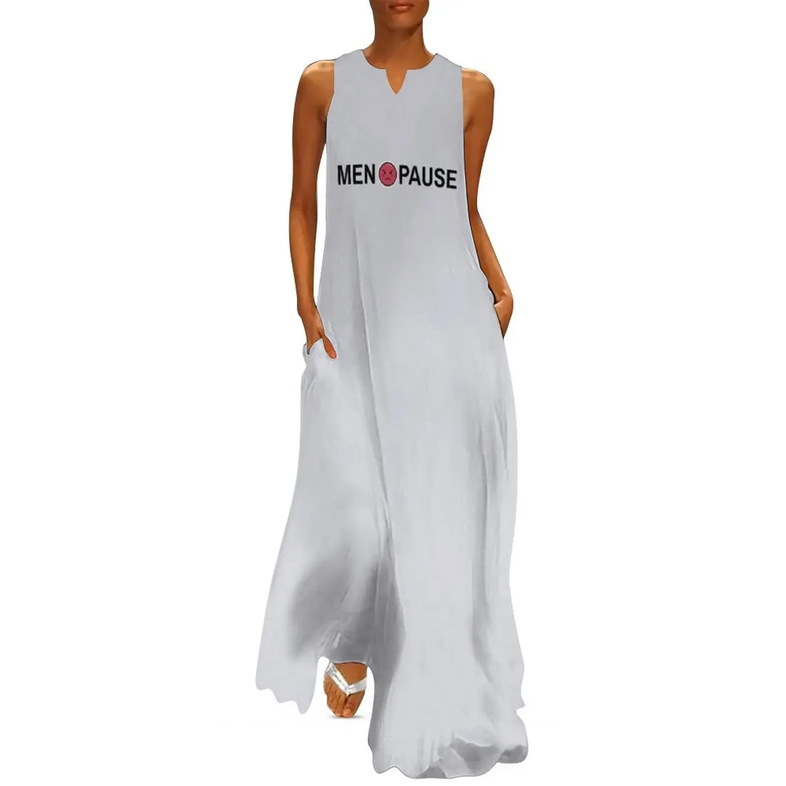 

Menopause, Hot Flash Long Dress Women's summer dress Woman clothing Dress