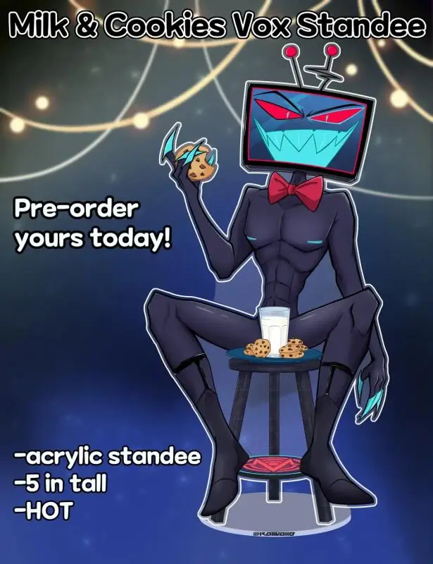 15Cm Acrylic Standees for Hazbin Hotel Creative Desktop Decorations Anime Character Standing Plates Niffty Vaggie Charlie Husk