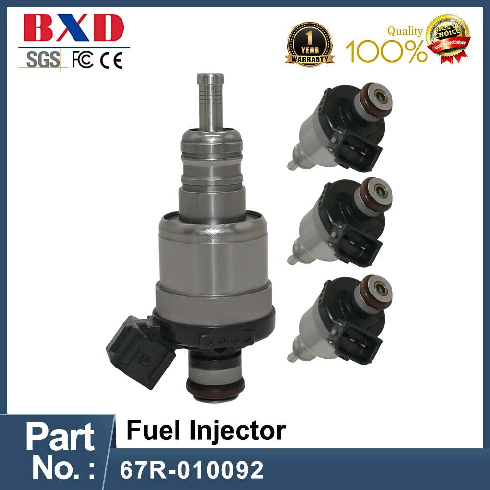 1/4PCS Fuel Injector 67R-010092 110R000020 For Citroen Xsara Picasso, Mazda Tribute, Fiat Stilo, Volkswagen Golf, Seat Ibiza