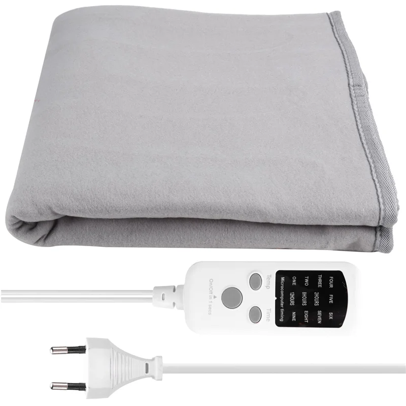 

Especial 2X 220V Electric Blanket For Bed Heating Blankets Smart Control Switch Heating Mat 80X150cm EU Plug