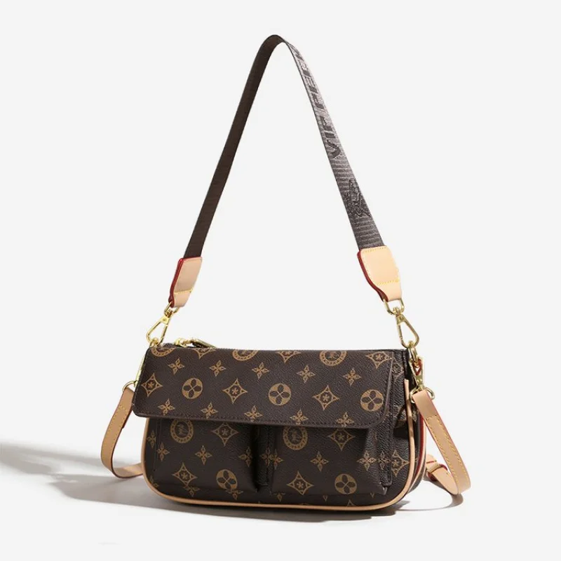 حقيبة كتف نسائية ذات علامة تجارية فاخرة - حقيبة يد كروس من الجلد الناعم مع سحر قابل للفصل، محفظة سهرة أنيقة للسيدات #2