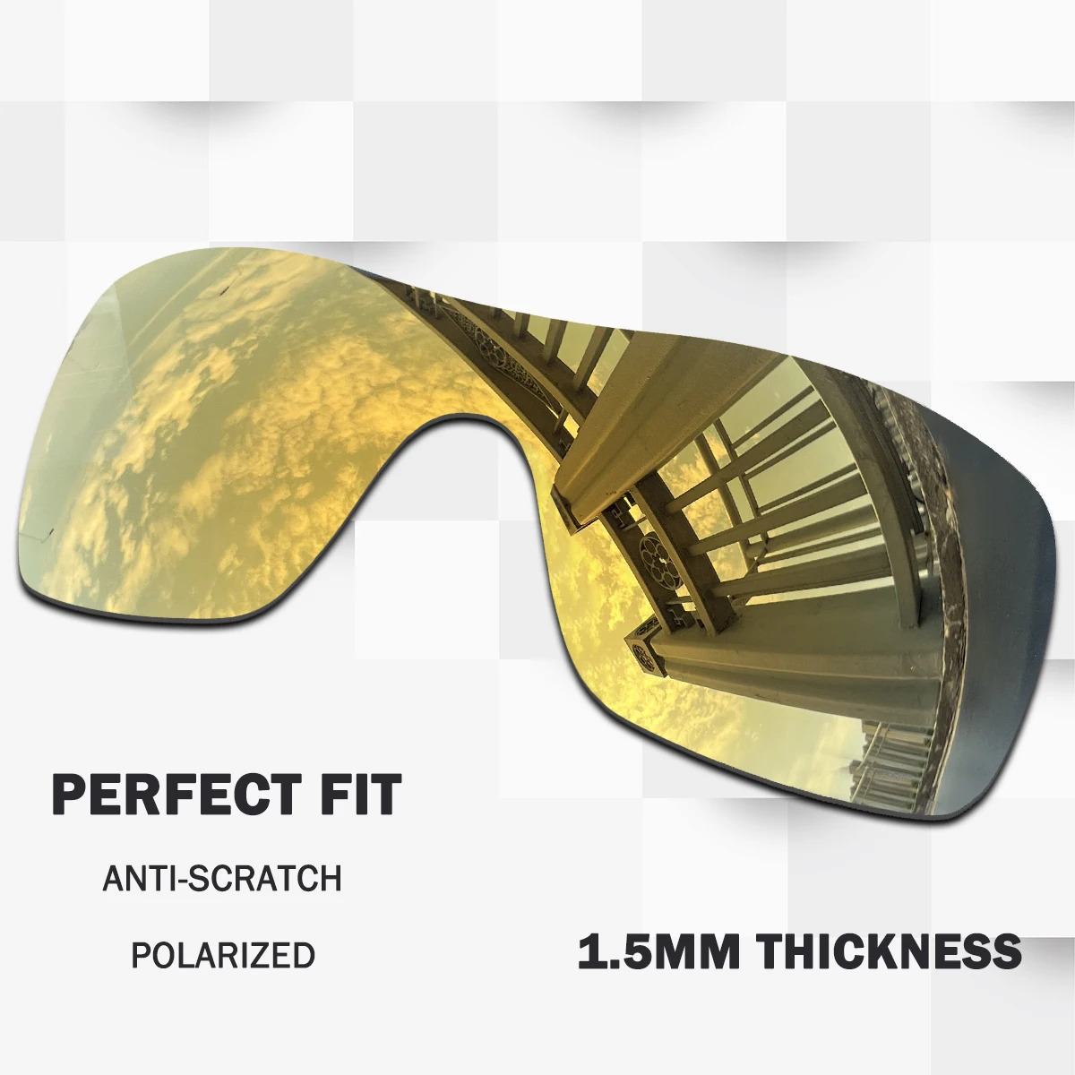 

100% UV Protection Polarized Replacement Lenses for Oakley Turbine Rotor OO9307 Sunglasses – Multiple Color Options