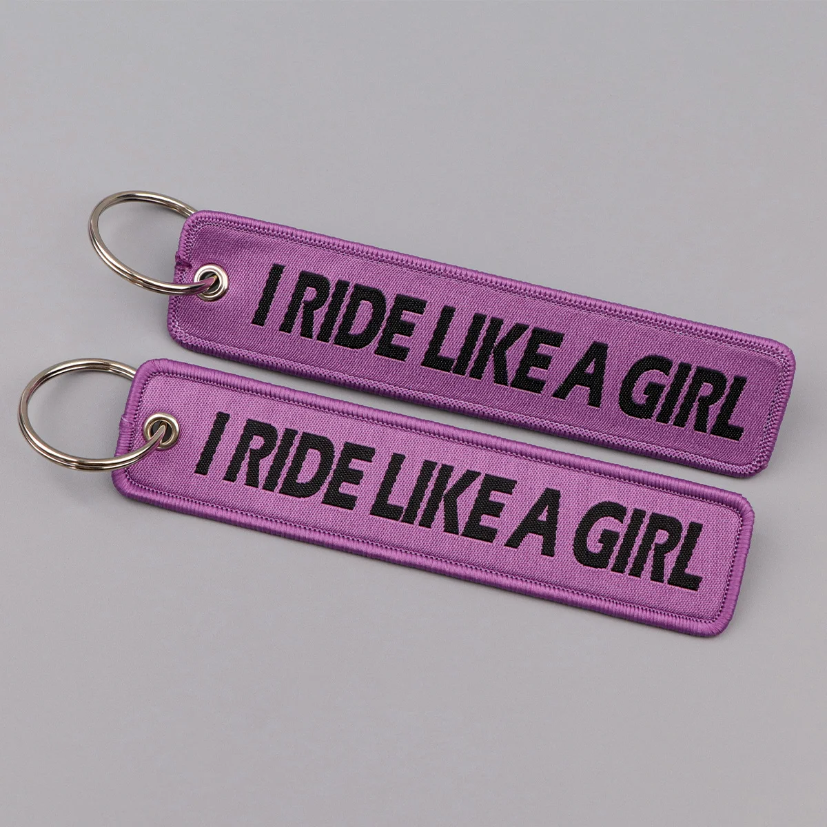 Colors Inspirational Quotes Keychain for Cars Backpack Key Holders Slogan Embroidery Keyrings Key Tag Jet Tag Accessories Gifts