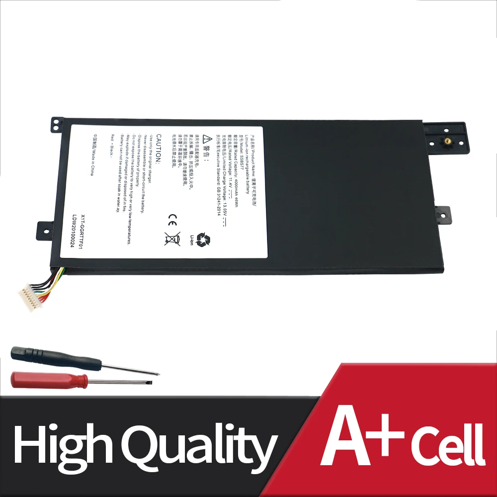 New SSBS77 Laptop Battery for Mechrevo S3 Pro S3-01 S3-02 S5R-5BB4U S5RHD-5BB4U S1Pro-01 S14-5BB4U X41-GAC-217 M411-i7 D1 11.4V