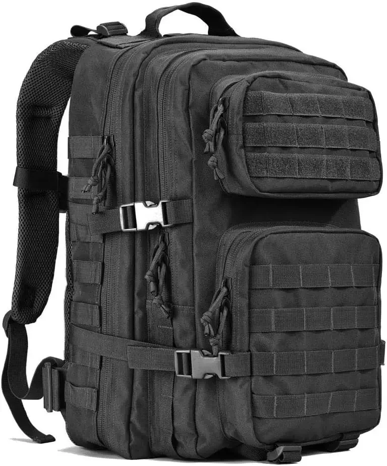 Military Tactical Backpack 45L Outdoor Travel Tactical Pack Large Army 3 Day Assault Pack Molle Bag Backpacks (ACU Camo)