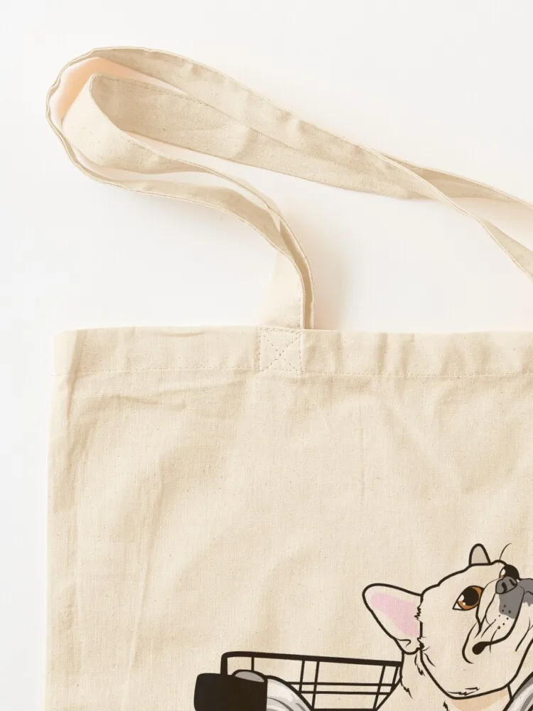 ماتيلدا the Frenchie Tote Bag sacs de Shopping Eco Bag حقائب سيدة حقيبة تسوق قابلة لإعادة الاستخدام #3