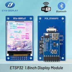 ESP32 1.8-inch TFT LCD display screen, electronic device intelligent module display screen supports WIFI+Bluetooth TYPE-C power