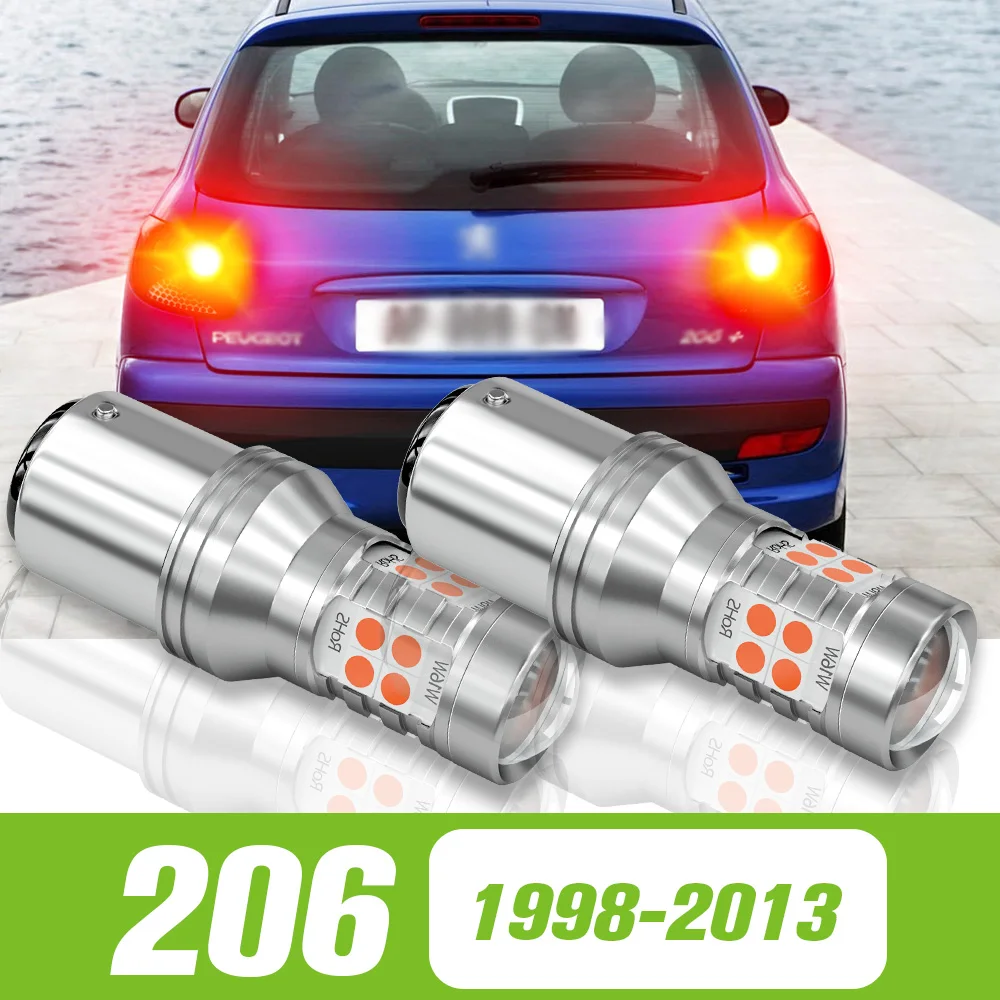 

2 шт. для Peugeot 206 1998-2013 светодиодный стоп светильник 2000 2001 2002 2003 2004 2005 2006 2007 2008 2009 2010 2011 2012 Аксессуары