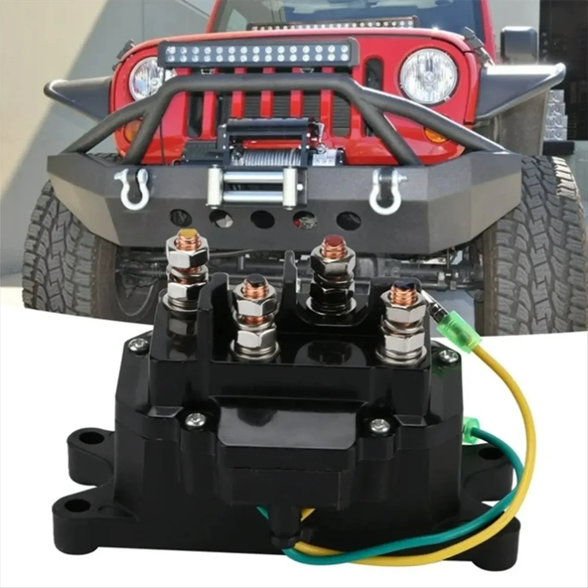 Super Sale Car Off-Road Vehicle Electric Winch Switch Relay 12V 250A Winch Machine Relay Modification and Maintenance