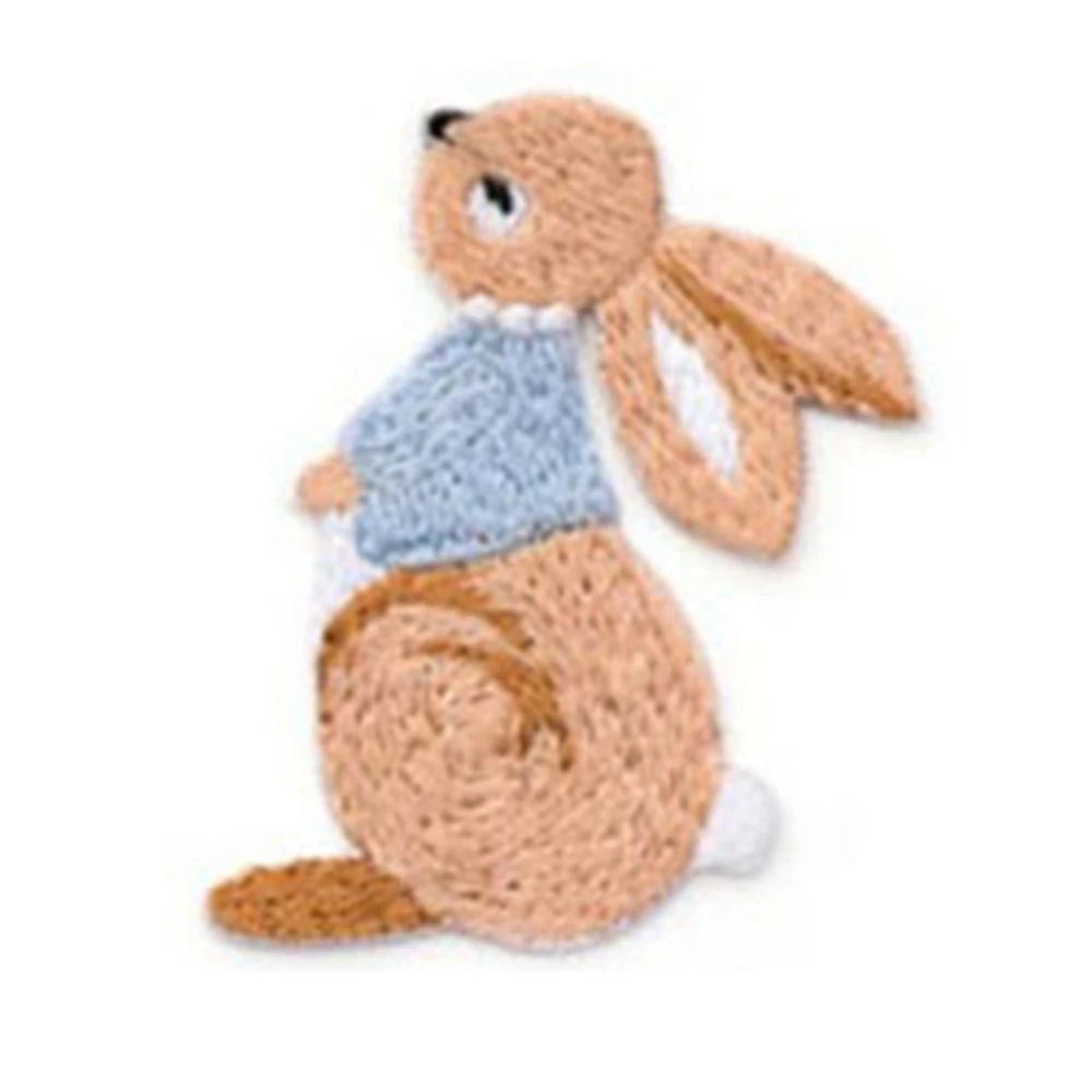 

For Kids Clothes Designer Apparel Sewing Girls Bag Small Glue Patch Embroidery Applique Clothes Decor Patches